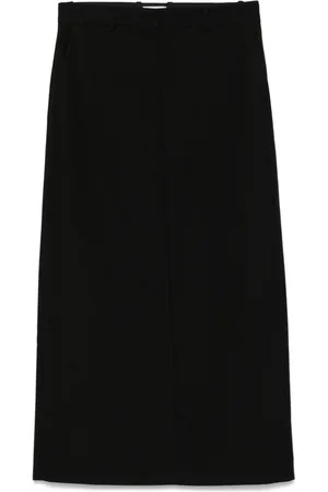 Totême Low-waist straight maxi skirt
