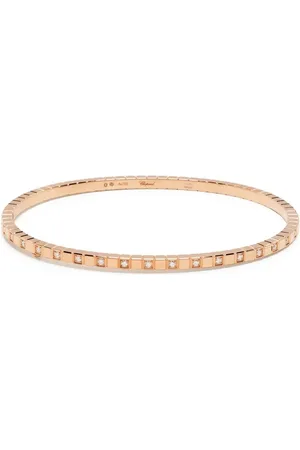 Chopard 18kt rose gold Ice Cube diamond bangle