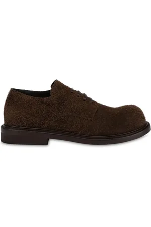 Moschino Suede oxford shoes