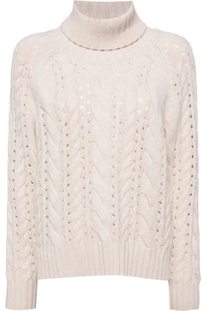 N.PEAL Roll-neck cashmere jumper