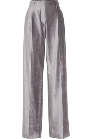 Brunello Cucinelli Monili-trim straight-leg trousers