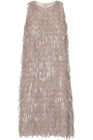 Brunello Cucinelli Dazzling embroidered mini dress