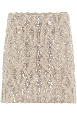 Brunello Cucinelli Dazzling embroidered mini skirt