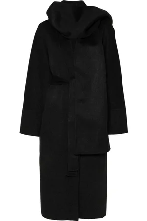 ERIKA CAVALLINI Belted virgin wool coat