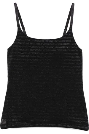 Emporio Armani Logo-embroidered pyjama top