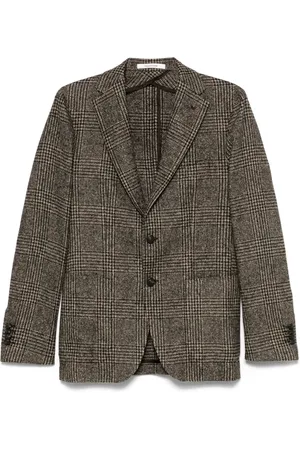 TAGLIATORE Prince of Wales-patterned blazer