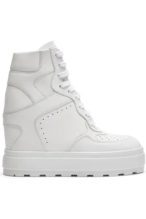 Casadei High-top leather sneakers