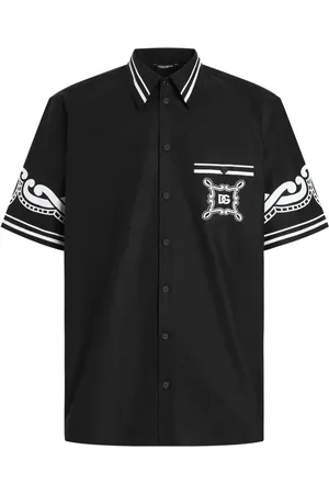 Dolce & Gabbana Printed poplin shirt