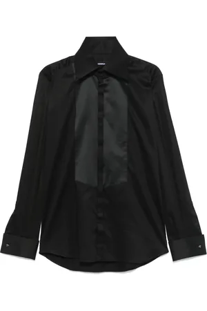 Karl Lagerfeld Satin-bib shirt