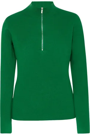 ROSETTA GETTY Ribbed zip-up sweater