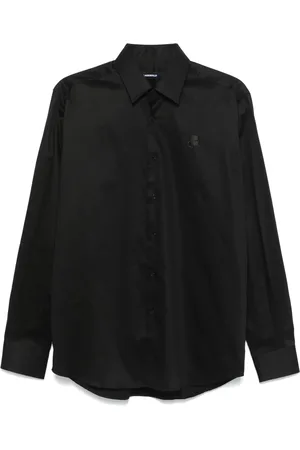 Karl Lagerfeld Logo-embroidered shirt