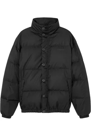 VERSACE Embroidered-logo jacket