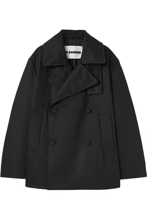 Jil Sander Double-breasted cotton coat