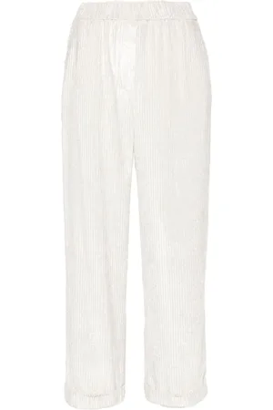 PESERICO SIGN Lurex-detail trousers