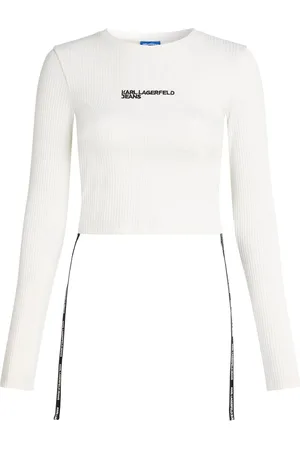 Karl Lagerfeld Long-sleeved ribbed T-shirt