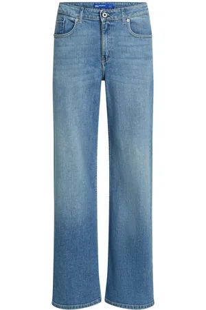 Karl Lagerfeld Split hem mid-rise jeans