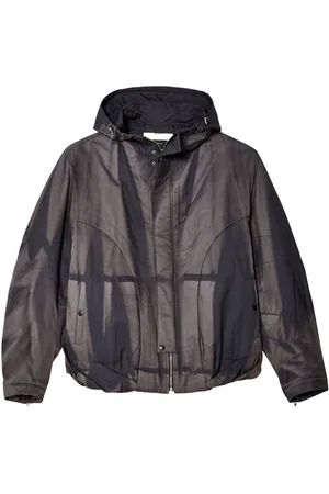 JiyongKim Sun-bleached effect bomber jacket
