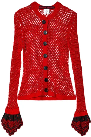 Chopova Lowena Open knit cotton cardigan