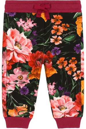 Dolce & Gabbana Floral-print track pants