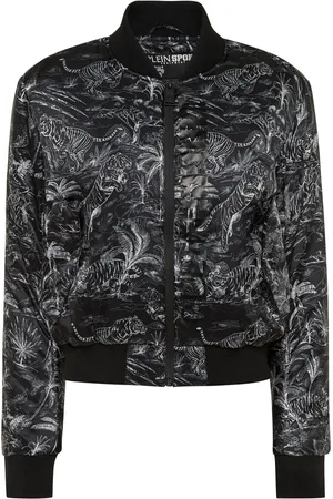 Philipp Plein Jungle-print bomber jacket