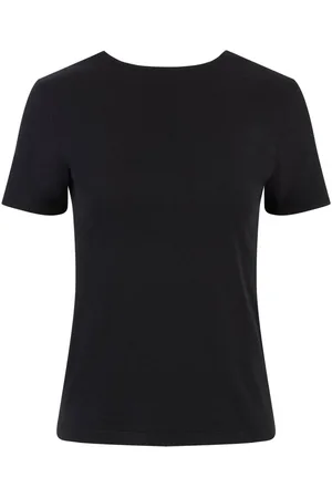 Nina Ricci Plunging draped back T-shirt