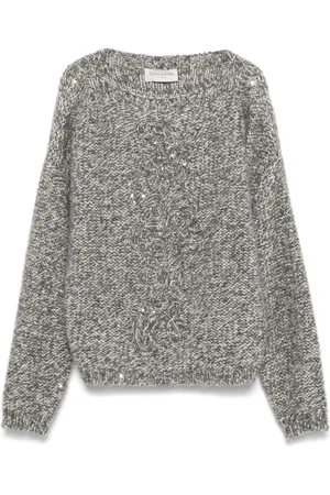 Ermanno Firenze Sequin-embellished sweater