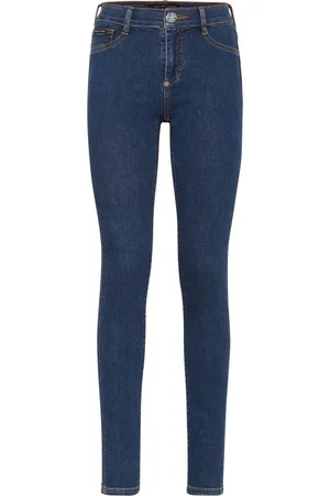 Philipp Plein Logo-appliqu?? mid-rise skinny jeans