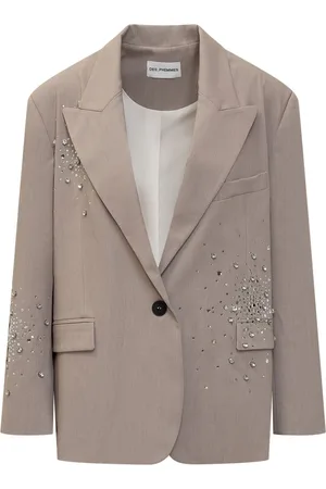 Des Phemmes Crystal-embellished blazer