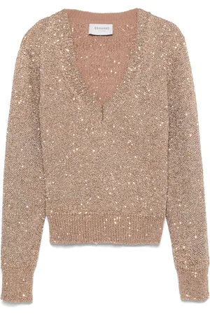 Ermanno Firenze Sequin-embellished sweater