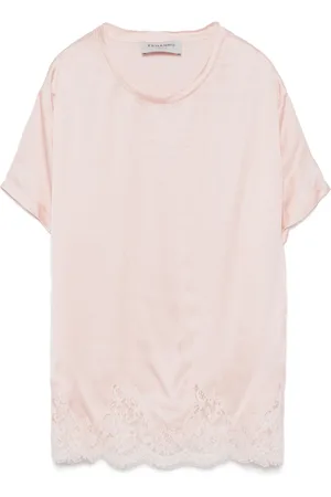 Ermanno Firenze Floral-lace T-shirt
