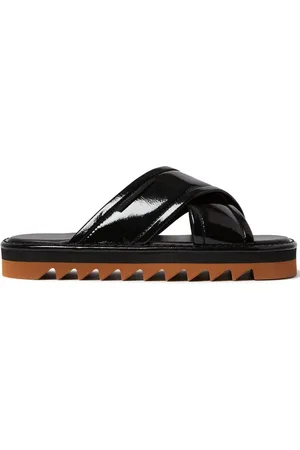 Stella McCartney Patent-finish slides