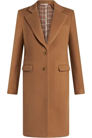 Etro Logo-engraved buttons coat