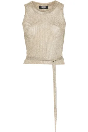 Liu Jo Lurex-detail top