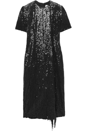 Msgm Sequinned midi dress