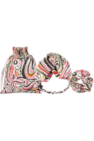 SHANGHAI TANG X Long Di silk hair accessory set
