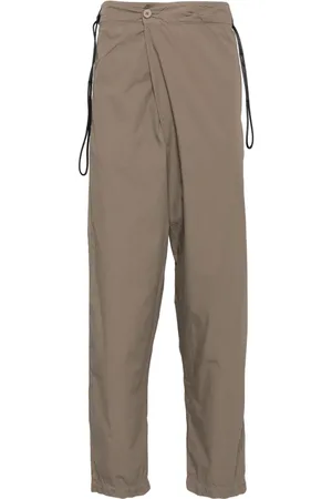 TRANSIT Overlap cotton trousers