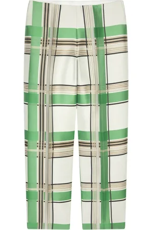 DRIES VAN NOTEN Printed jacquard trousers