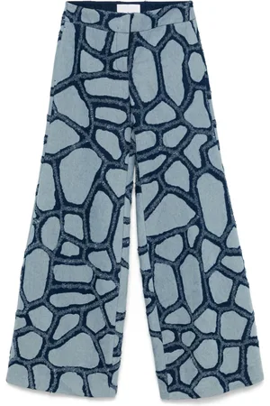 GENNY Abstract-pattern jeans