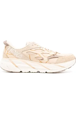 Hoka One One Clifton L suede trainers
