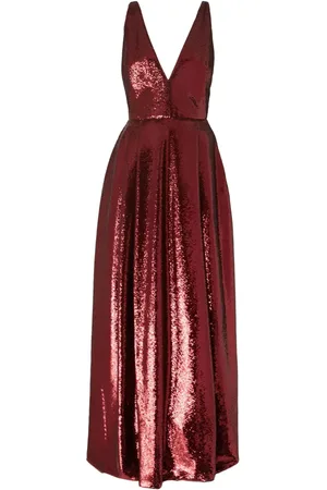 GENNY Sequin-embellished maxi dress