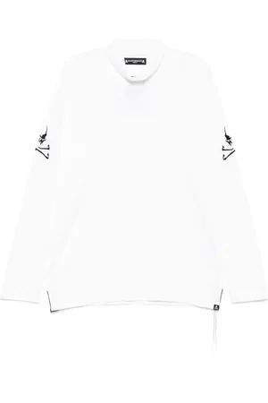 MASTERMIND Logo embroidery long-sleeves T-shirt