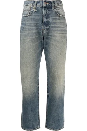 R13 Cropped wide-leg jeans