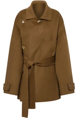 Serafini Double-breasted wool coat
