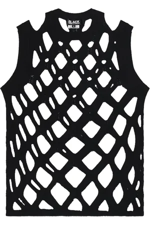 Comme des Garçons Open-knit long-sleeve top