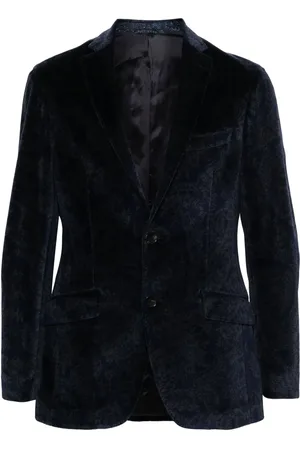 Etro Paisley-print velvet blazer