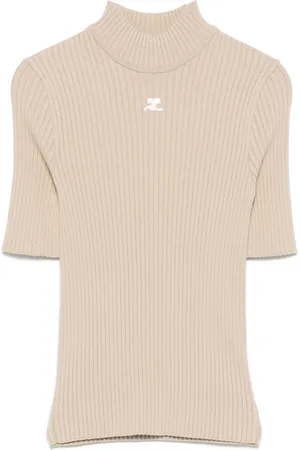 Courrèges Reedition ribbed T-shirt