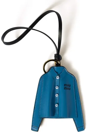 Miu Miu Leather trick keychain