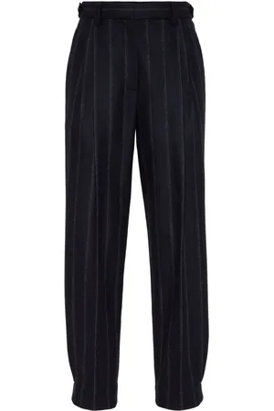 Brunello Cucinelli Striped tailored trousers