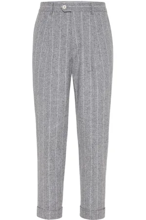 Brunello Cucinelli Pinstripe-pattern trousers