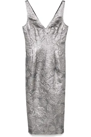 Totême Brocade midi dress